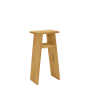 Table de chevet en bois de pin 20x60cm