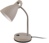 Lampe de bureau en métal new study gris
