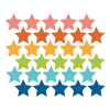 Stickers mureaux en vinyle étoiles multicolor