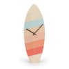 Horloge surf en bois Pastel Stripes H46,2 cm