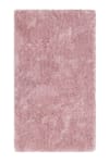 Weicher Hochflor Badteppich rosa, saugstark, rutschfest 60x100