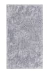 Tapis de bain microfibre antidérapant gris clair 55x65