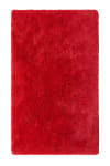 Tapis de bain microfibre antidérapant rouge 80x150