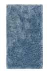 Tapis de bain microfibre antidérapant bleu 60x100
