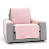 Funda cubre sillón protector liso 55 cm rosa