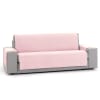 Funda cubre sofá protector liso 190 cm rosa