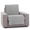 Funda cubre sillón protector liso 55 cm gris
