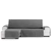 Protector cubre sofá chaiselongue izquierdo 240 gris oscuro