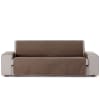 Funda cubre sofá protector liso 190 cm marrón
