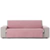 Funda cubre sofá protector liso 115 cm rosa