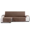 Protector cubre sofá chaiselongue izquierdo 290 marrón