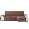 Protector cubre sofá chaiselongue derecho 240 marrón