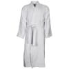 Peignoir col kimono en coton Blanc 6 - XXXL