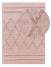 Tappeto per interno ed esterno rosa 200x290