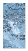 Tapis vinyle marbre bleu 120x160cm