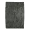 Tappeto lavabile fine e flessibile extra soft grigio scuro 190x290