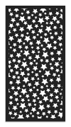 Alfombra vinílica estrellas negro 80 x 250 cm