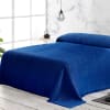 Pack 2 unidades plaids multiusos sofa cama azul 180x260 cm