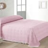Pack 2 unidades plaids multiusos sofa cama rosa 230x260 cm