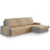 Protector cubre sofá chaiselongue derecha 240 cm beige