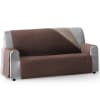 Protector cubre  sofá acolchado 155 cm   marrón   beige