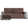 Protector cubre sofá chaiselongue acolchado izquierdo 240 marrón