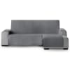 Protector cubre sofá chaiselongue acolchado derecho 240 gris
