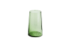 Grande bicchiere d'acqua in vetro verde