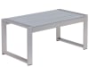 Table basse Aluminium Mat Gris clair