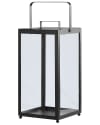 Produktbild von Laterne Metall Schwarz Mit Tragegriff 33 Cm BINTAN