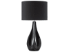 Lámpara de mesa negra