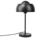 Lámpara de mesa de metal negro 44 cm