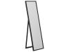 Specchio da terra con cornice nera 40 x 140 cm
