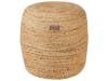 Pouf in iuta beige 46 cm