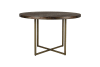 Runder Tisch für 6 Personen aus Holz, braun