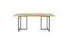 Grande table en bois beige