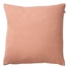 Coussin - rose en coton 45x45 cm uni