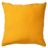 Housse de coussin jaune en laine-45x45 cm uni