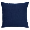 Coussin - bleu en laine 45x45 cm uni