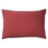 Housse de coussin rouge en laine-40x60 cm uni