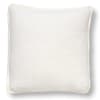 Housse de coussin blanc en coton-45x45 cm uni