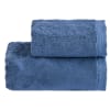 Set Asciugamano in Spugna Viso + Ospite blu