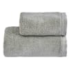 Set Asciugamano in Spugna Viso + Ospite grigio