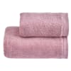 Set Asciugamano in Spugna Viso + Ospite rosa