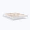 Sommier à Lattes en kit bois Blanc - 160 x 200 cm