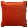 Coussin - orange en velours 45x45 cm uni