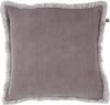 Coussin gris en coton 60x60 cm uni