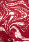 Tapis shaggy moderne design rouge - 120x160 cm