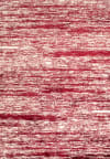 Tapis shaggy abstrait style moderne rouge - 200x290 cm