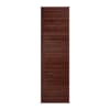 Tapis de couloir bambou couleur chocolat 60x200cm
